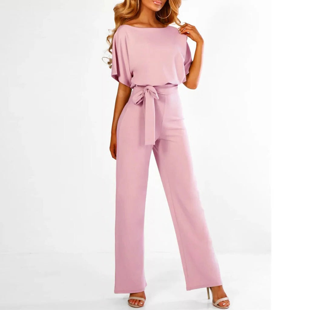 Elegant Dark Blue Women's Jumpsuit – Comfortable and Stylish for Special Occasions 4