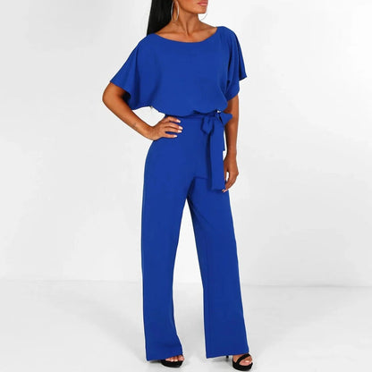 Elegant Dark Blue Women's Jumpsuit – Comfortable and Stylish for Special Occasions 5