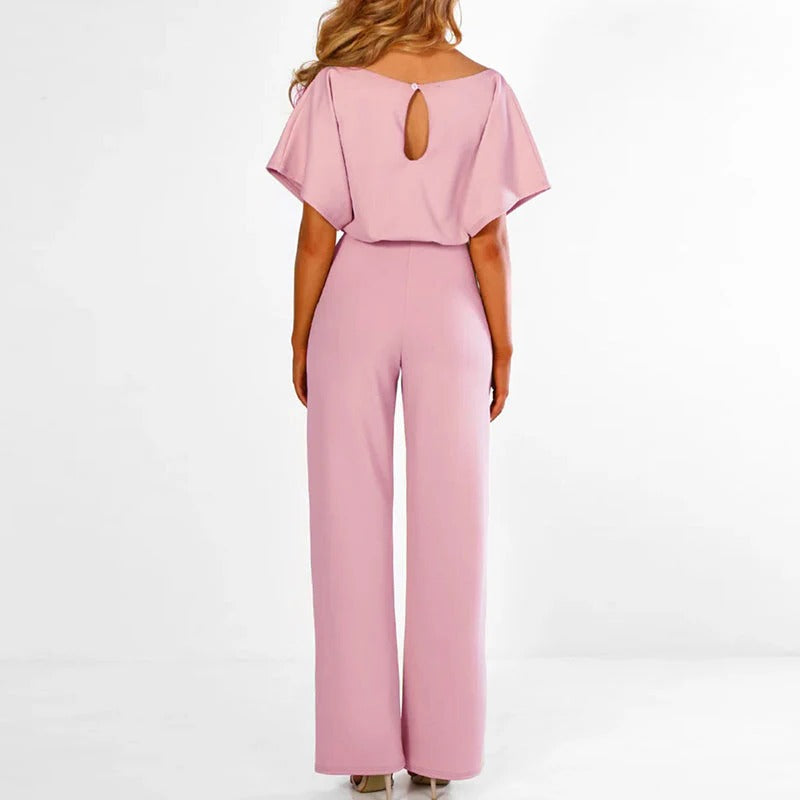 Elegant Dark Blue Women's Jumpsuit – Comfortable and Stylish for Special Occasions 7