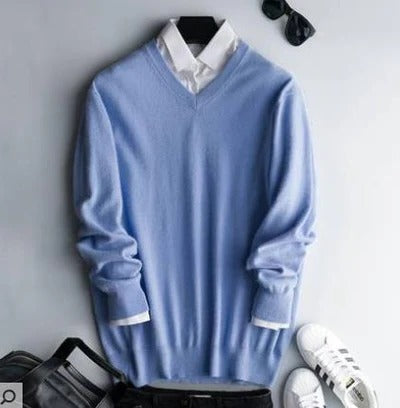 Elegant Men's Cashmere Sweater - Luxurious Softness and Timeless Style 6