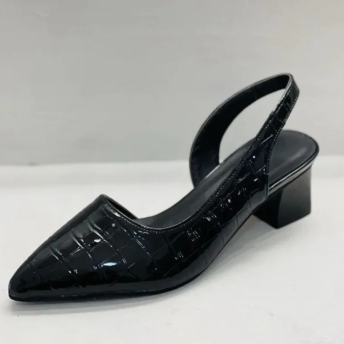 Elegant Orthopedic Pumps for Women with Arch Support and Pressure Relief – Classic Split Leather Design 4