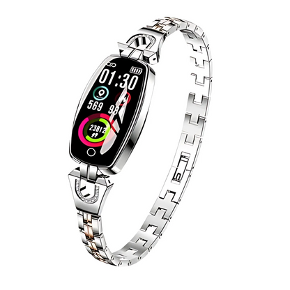 Elegant Smart Fitness Watch for Women – Heart Rate, Sleep Tracking, Waterproof Fitness Tracker Watch with Bracelet Strap 0