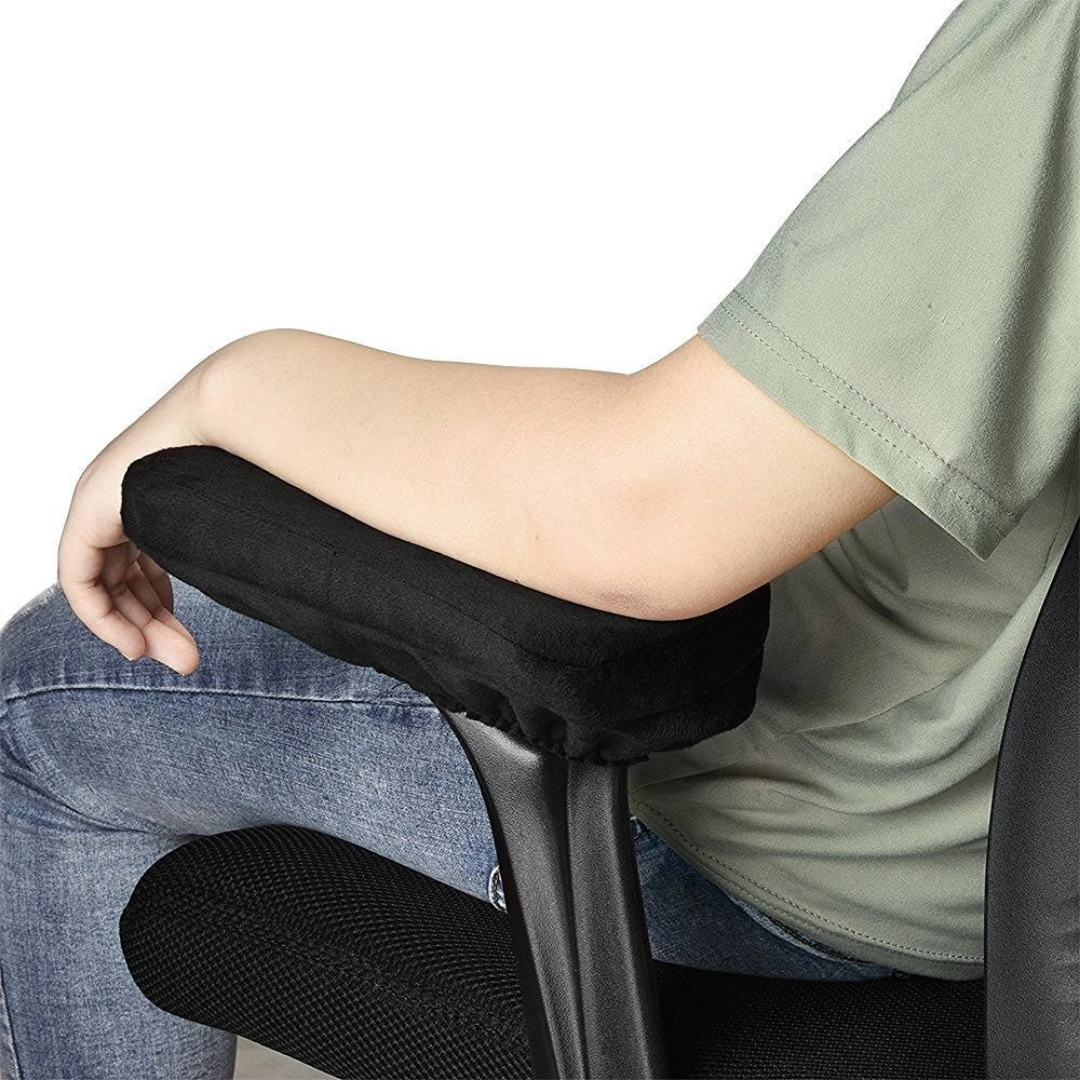 Ergonomic Armrest Pillow and Chair Arm Cushions for Desk Chairs - Memory Foam, Non-Slip, Universal Fit, Ideal for Office and Home Use 5