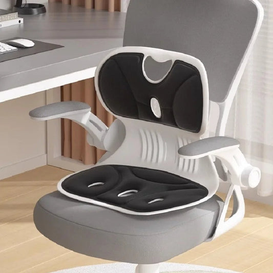 Ergonomic Back Support Cushion for Office Chair – Memory Foam Lumbar Pillow with Breathable Fabric 1