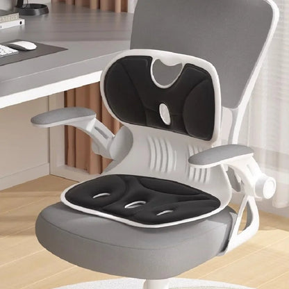 Ergonomic Back Support Cushion for Office Chair – Memory Foam Lumbar Pillow with Breathable Fabric 1