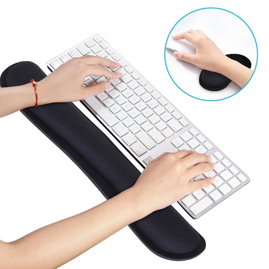 Ergonomic Keyboard and Mouse Wrist Rest Set for Comfort and Support 1
