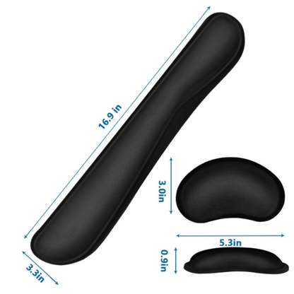 Ergonomic Keyboard and Mouse Wrist Rest Set for Comfort and Support 7