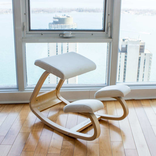 Ergonomic Kneeling Chair for Back Pain Relief – Adjustable Height and Comfortable Design 0