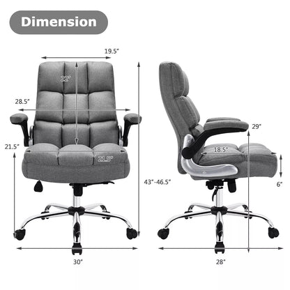 Ergonomic Office Chair with Adjustable Height and Comfortable Seat for Healthy Posture 4