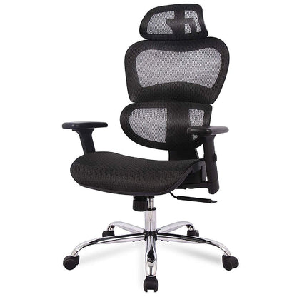 Ergonomic Office Chair with Adjustable Height and Lumbar Support – Breathable Mesh Desk Chair for Comfort and Good Posture 1