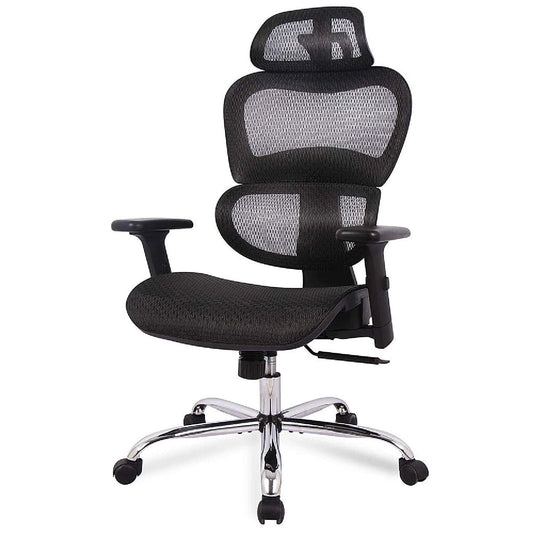 Ergonomic Office Chair with Adjustable Height and Lumbar Support – Breathable Mesh Desk Chair for Comfort and Good Posture 1