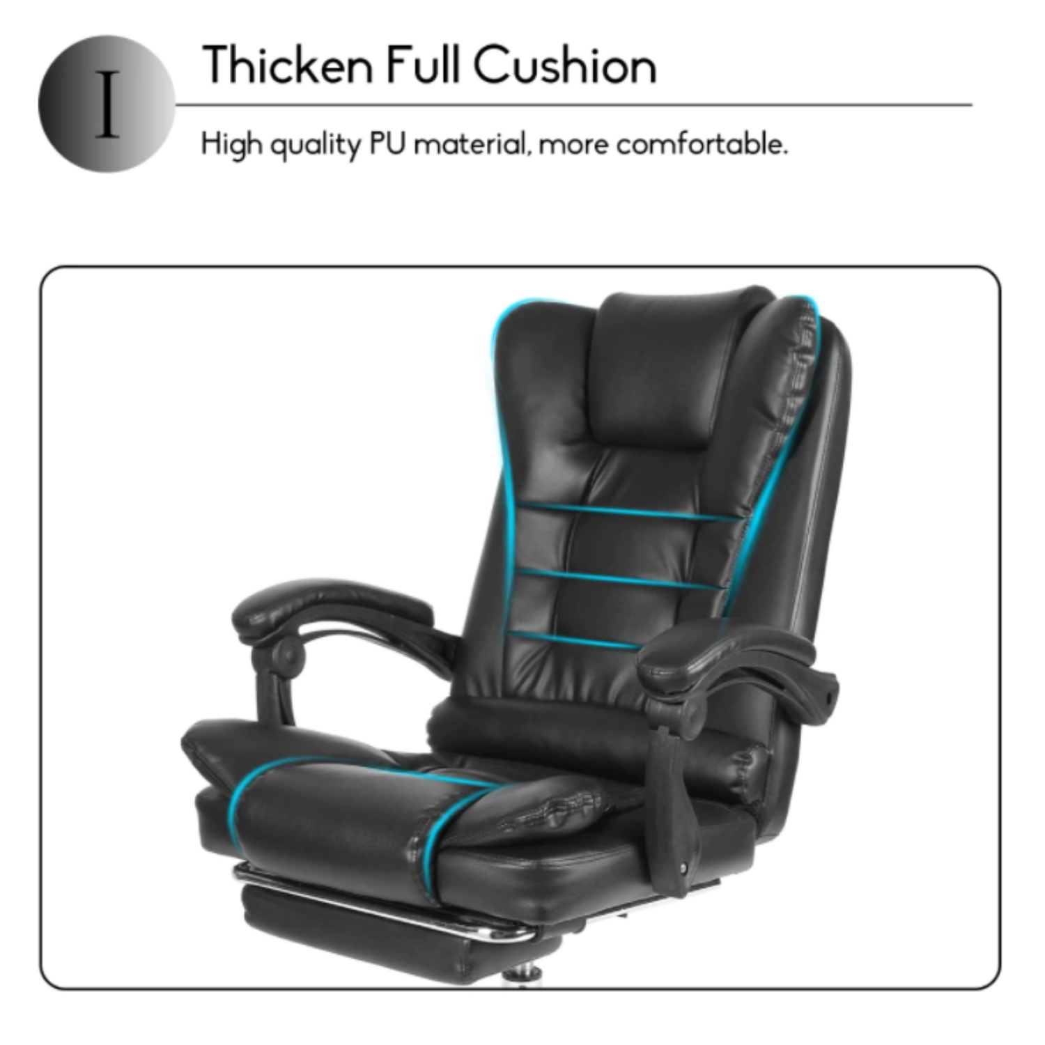 Ergonomic Office Chair with Adjustable Lumbar Support and Headrest – Mesh Desk Chair for Healthy Posture and Comfort 7