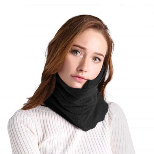 Ergonomic Travel Pillow with Microbead Support for Neck Comfort – Portable and Lightweight 0