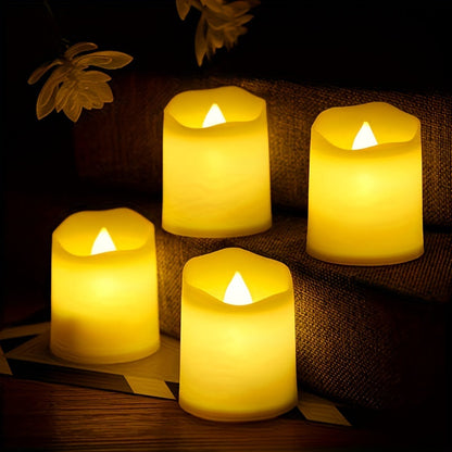 Flameless LED Tea Lights – Warm Flickering Glow for Weddings and Celebrations, 24/50/100 Pack 5