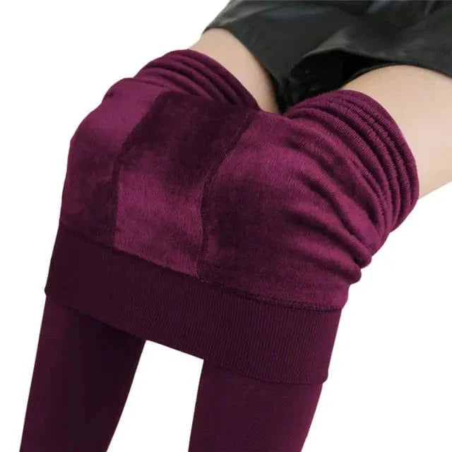 Fleece Lined Leggings for Women – High Waist Stretchable Winter Tights, Warm and Breathable 3