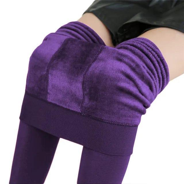 Fleece Lined Leggings for Women – High Waist Stretchable Winter Tights, Warm and Breathable 4