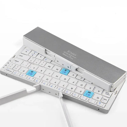 Foldable Bluetooth Keyboard with Magnetic Stand – Portable Wireless Keyboard for Tablets and iPads 6