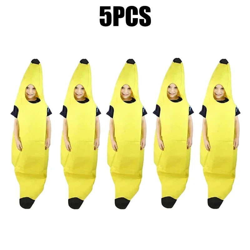 Funny Banana Costume for Men - Adult Halloween Costume for Parties and Carnivals, Bright Yellow, Lightweight Design