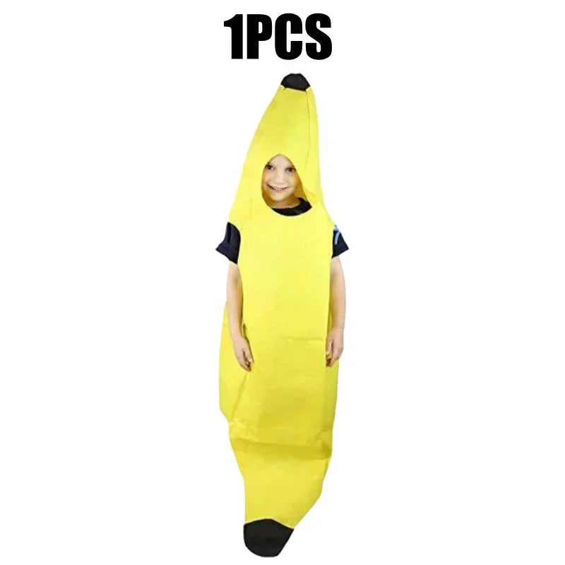Funny Banana Costume for Men - Adult Halloween Costume for Parties and Carnivals, Bright Yellow, Lightweight Design