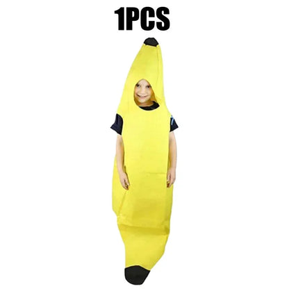 Funny Banana Costume for Men - Adult Halloween Costume for Parties and Carnivals, Bright Yellow, Lightweight Design