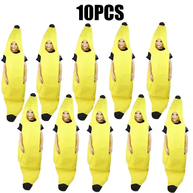 Funny Banana Costume for Men - Adult Halloween Costume for Parties and Carnivals, Bright Yellow, Lightweight Design