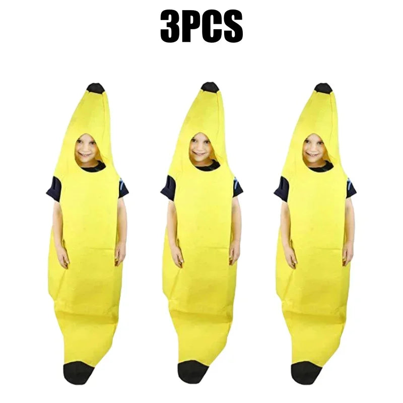 Funny Banana Costume for Men - Adult Halloween Costume for Parties and Carnivals, Bright Yellow, Lightweight Design