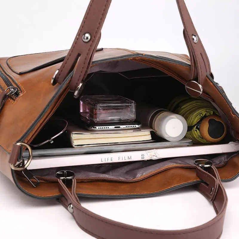 Genuine Leather Handbag with Removable Strap – Versatile and Durable Design 4