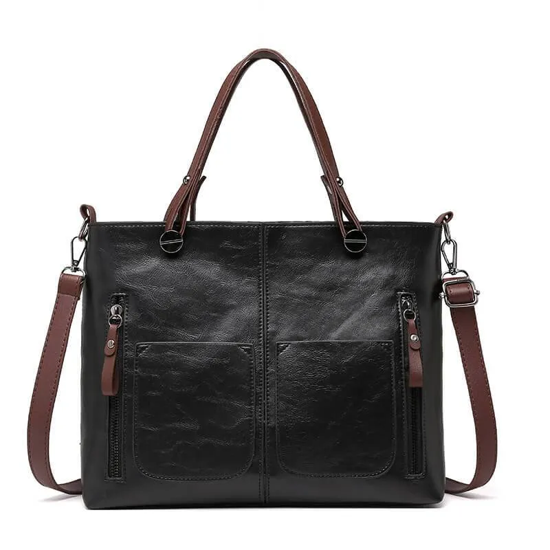 Genuine Leather Handbag with Removable Strap – Versatile and Durable Design 7