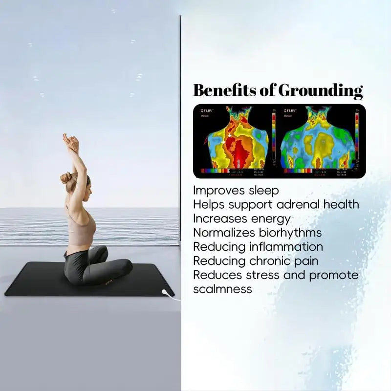 Grounding Mat for Improved Sleep and Wellness – Eco-Friendly Earthing Pad 5