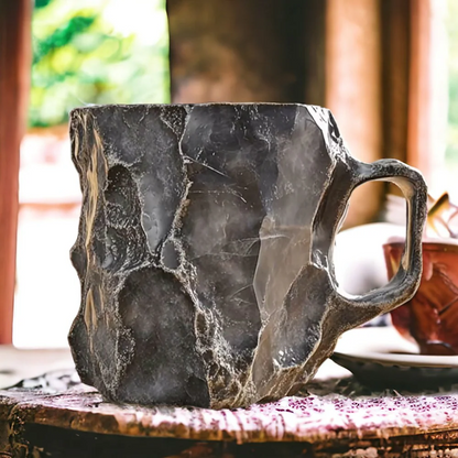 Handmade Ceramic Mug with Unique Artisan Design – Perfect Pottery Mug for Coffee and Tea, 350 ml Capacity 6