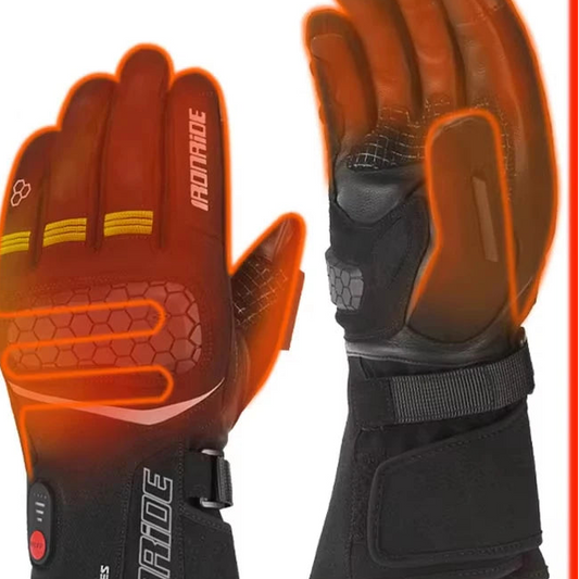 Heated Gloves for Men and Women - Touchscreen Electric Gloves with Water-Repellent Material and Adjustable Fit 0