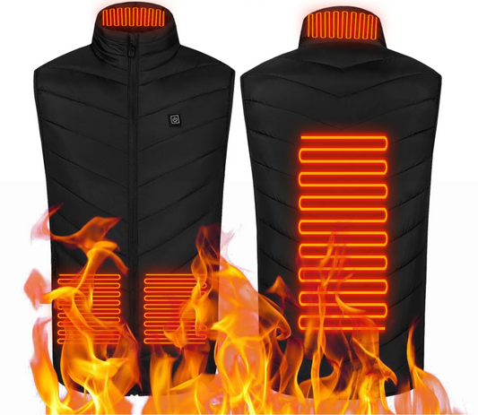 Heated Vest for Men and Women – USB Rechargeable Warm Jacket with Adjustable Heat Settings for Outdoor Activities