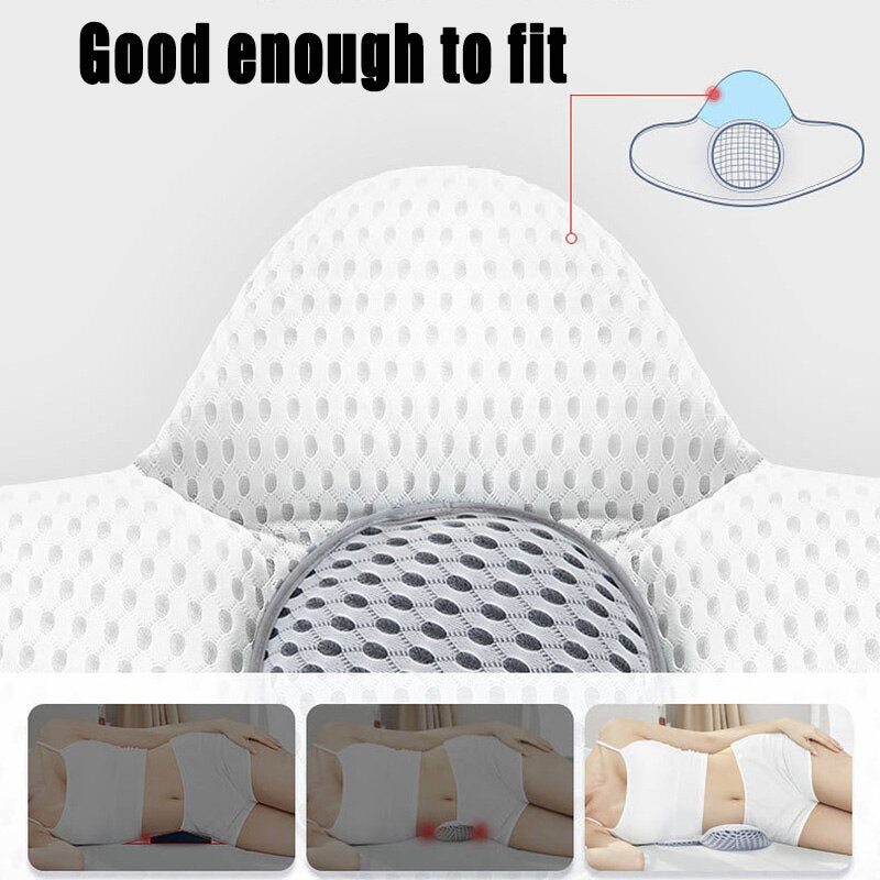 TRUZENIC Support Sleep Pillow – Ergonomic Cushion for