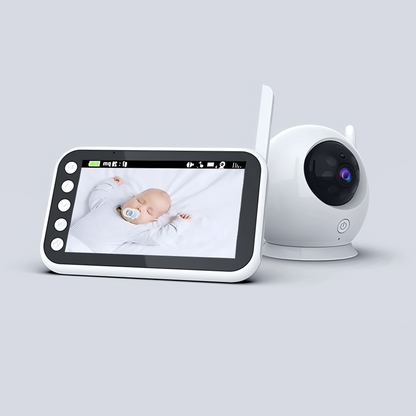 High-Definition Baby Monitor Camera with Night Vision, Two-Way Audio, and Temperature Display – Secure Wi-Fi-Free Monitoring 1