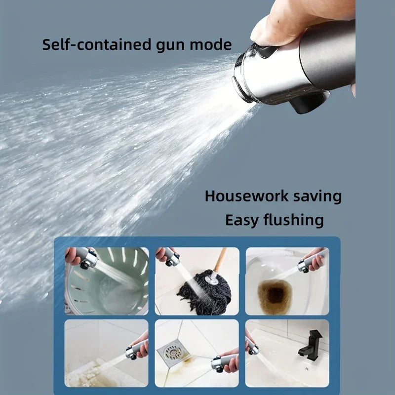 High-Pressure Water Filtering Shower Head with 4 Adjustable Modes – Durable ABS Design 3