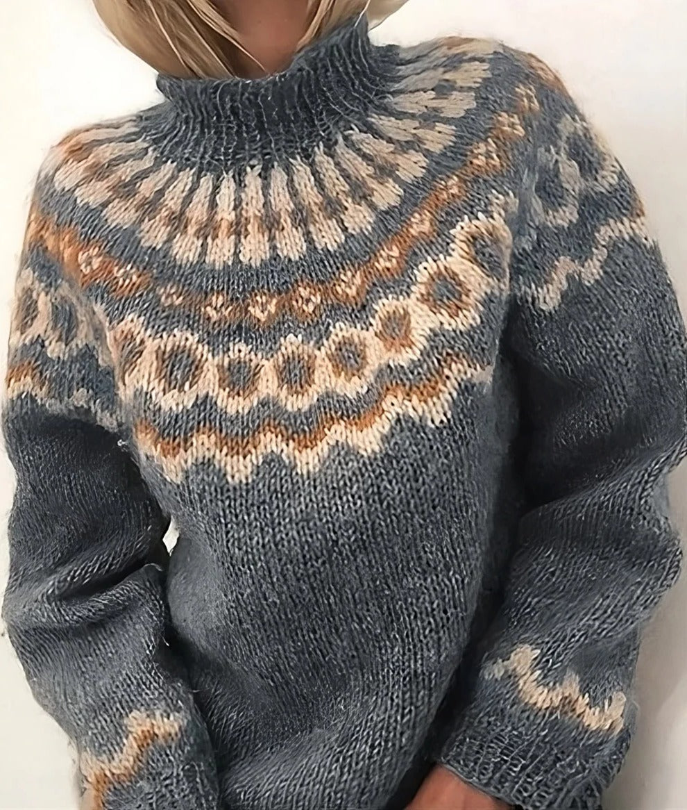 Icelandic Wool Turtleneck Sweater for Men and Women – Natural Warmth, Breathable, Classic Design 1