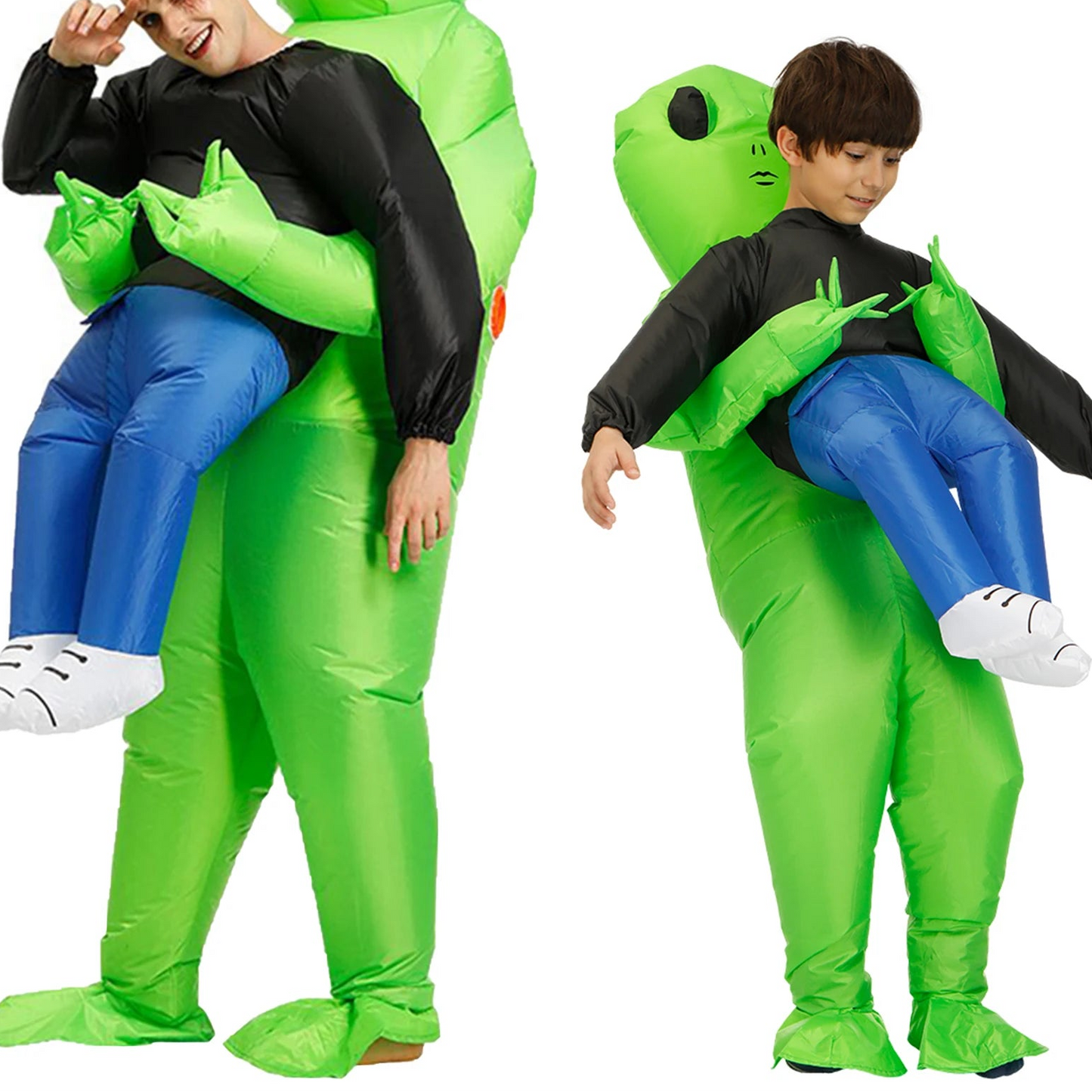 Inflatable Alien Costume for Adults and Kids – Fun Halloween Costume with Quick Inflation and Durable Eco-Friendly Material