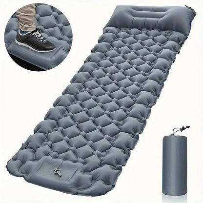 Inflatable Camping Mattress with Built-in Foot Pump – Lightweight and Waterproof Bed for Outdoor Adventures 5