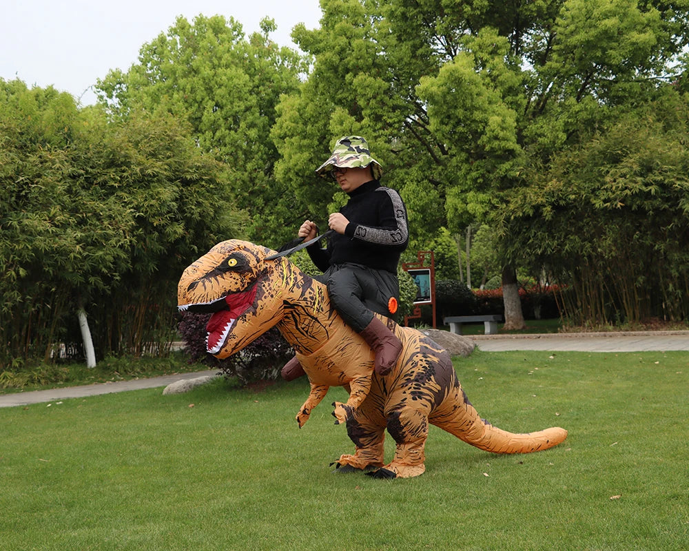 Inflatable T-Rex Costume for Adults – Fun Unisex Dinosaur Outfit for Halloween Parties