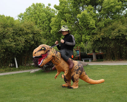 Inflatable T-Rex Costume for Adults – Fun Unisex Dinosaur Outfit for Halloween Parties