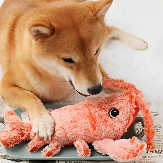 Interactive Floppy Lobster Dog Toy – Durable Cotton, 13.8 x 8.3 Inches, Engaging Play for Dogs 0