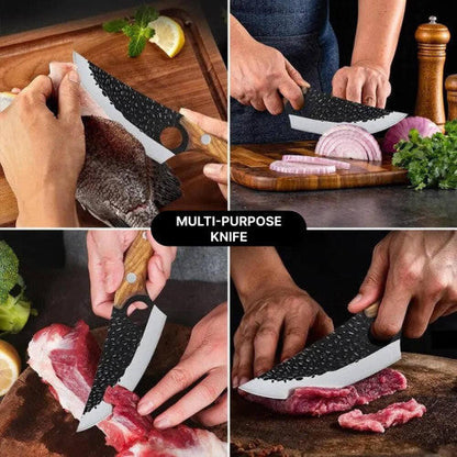 Japanese Kitchen Knife – Handcrafted Culinary Tool with Precision Cutting and Comfortable Grip 4