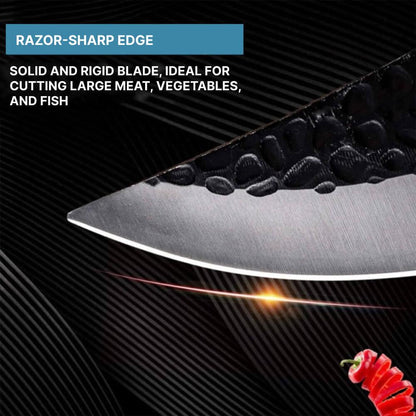 Japanese Kitchen Knife – Handcrafted Culinary Tool with Precision Cutting and Comfortable Grip 6