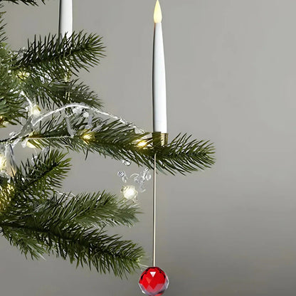 LED Flameless Candle Set for Christmas Tree – Remote-Controlled, Dimmable, Realistic Flickering Glow 3