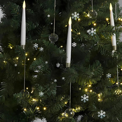 LED Flameless Candle Set for Christmas Tree – Remote-Controlled, Dimmable, Realistic Flickering Glow 4
