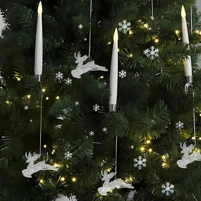 LED Flameless Candle Set for Christmas Tree – Remote-Controlled, Dimmable, Realistic Flickering Glow 5