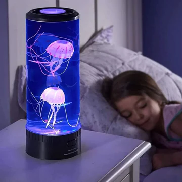 LED Jellyfish Aquarium Night Light with Color-Changing Effects for Relaxation and Stress Relief 0