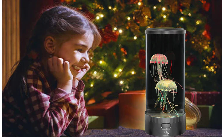LED Jellyfish Aquarium Night Light with Color-Changing Effects for Relaxation and Stress Relief 1