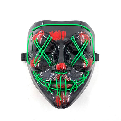 LED Luminous Party Mask for Halloween and Carnival – Glow in the Dark Cosplay Accessory with Multiple Light Modes 5