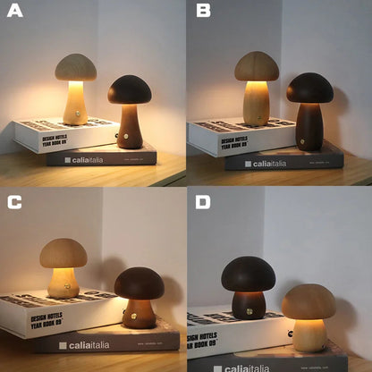 LED Touch Control Table Lamp – Soft Light Mushroom Design for Bedroom and Kids' Room 4